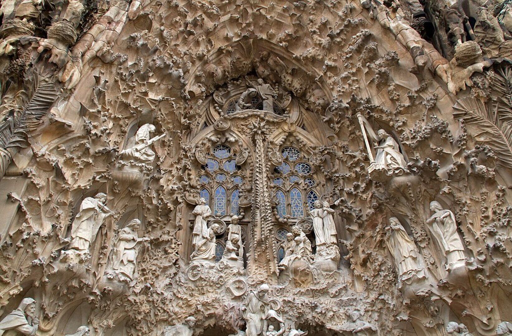 Gaudi architectural details at Sagrada Familia